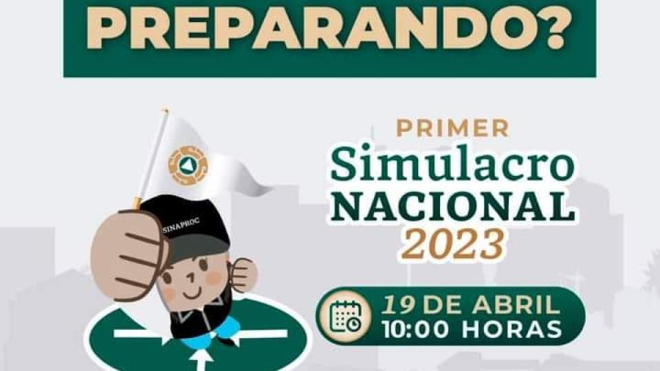 Participa en el #1erSimulacroNacional2023 con el fin de fomentar la cultura de la protección civil entre la población y contribuir al fortalecimiento de las capacidades de reacción de las unidades internas y brigadas.